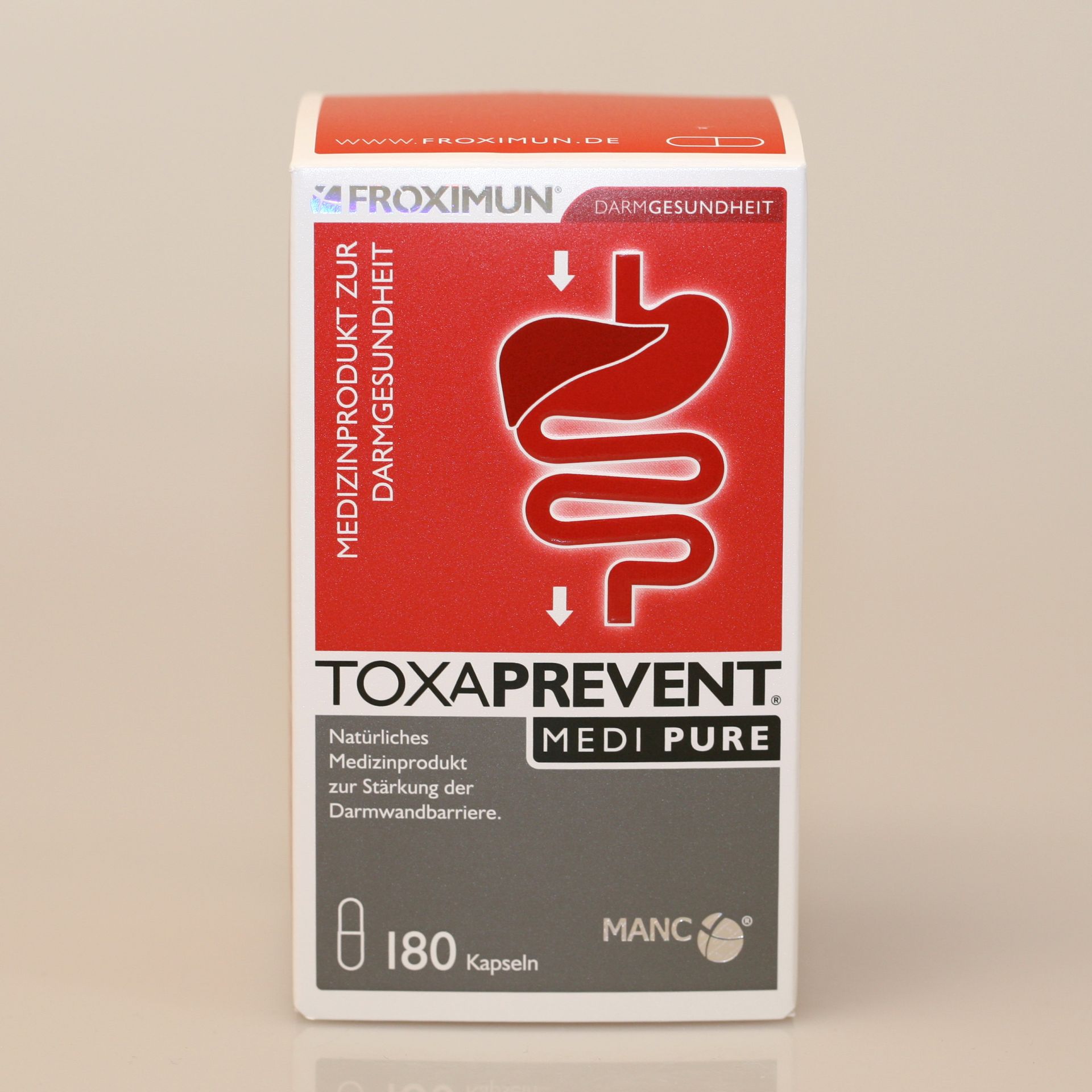 TOXAPREVENT Medi pure/plus mit MANC, veganes Pulver